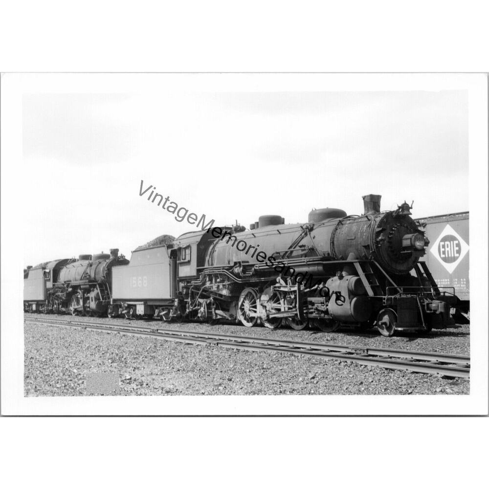Vtg‎ Louisville & Nashville Railroad LN 1568 Steam Locomotive Real Photo T2-689